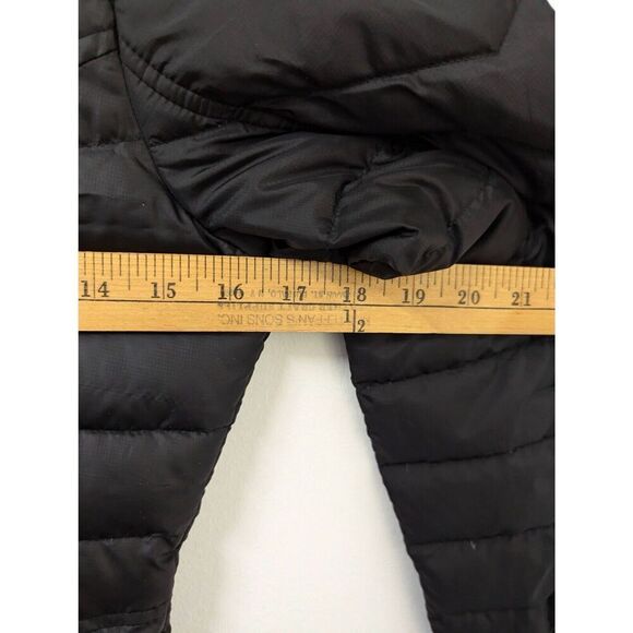 Womens Athleta Black Down Puffer Jacket Coat XXS - Picture 15 of 15